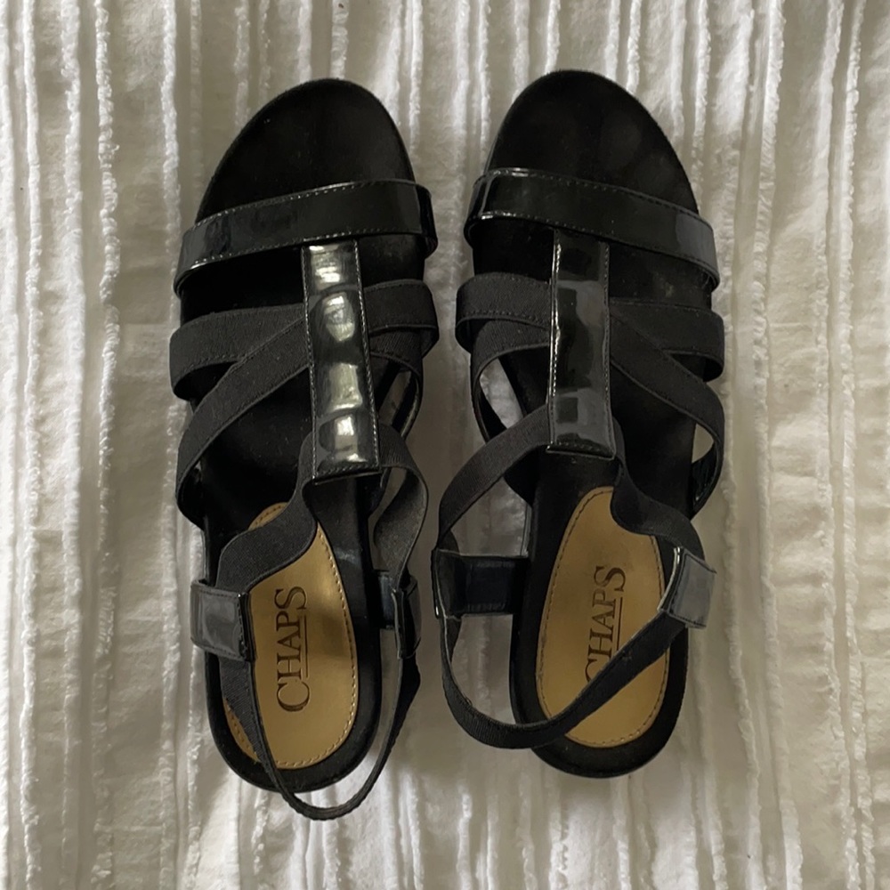 Chaps Platform Sandals